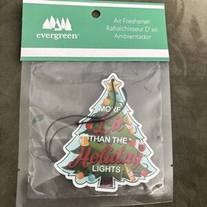 Evergreen Car Air Freshener Citrus Scent More Lit Than The Holiday Lights